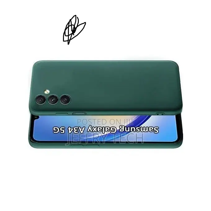 Soft Silicone Back Cover Case for Samsung Galaxy A34/5g