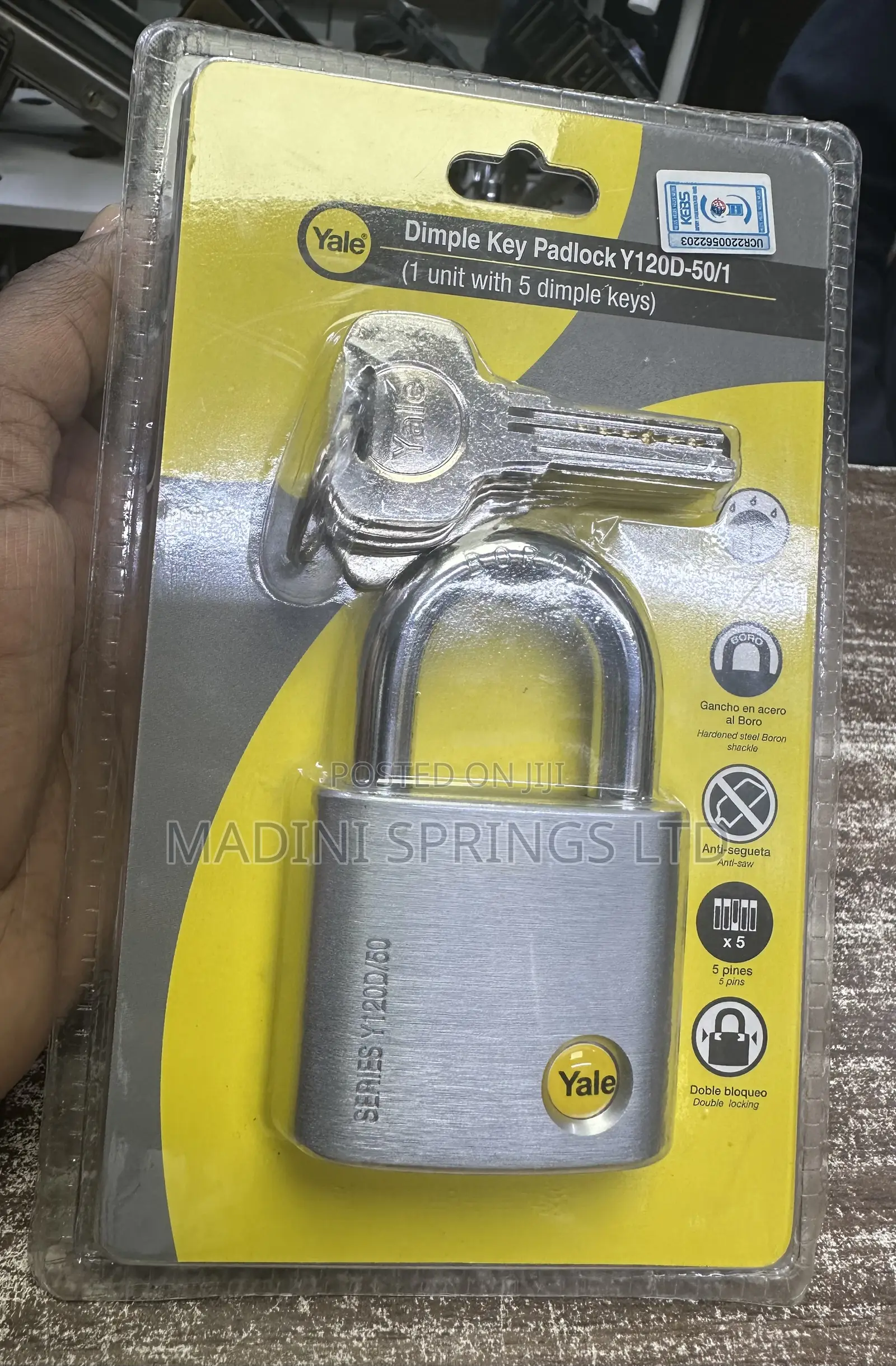 Yale Dimple Keyed Padlocks(60mm 50mm Available)