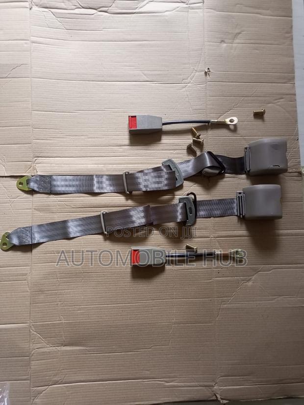 3 Point Universal Seat Belts Grey