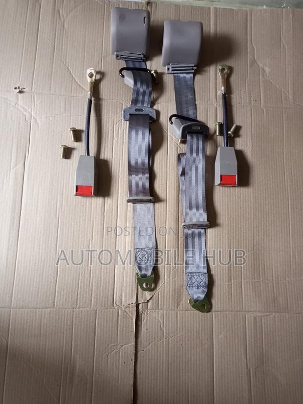 Driver and Passenger Seat Belt Grey - main view