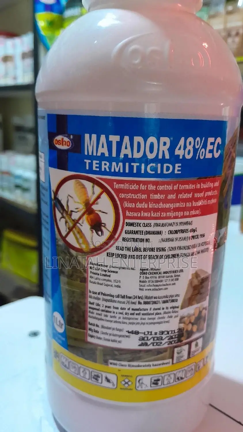 Matador 48%EC Termiticide 1litre
