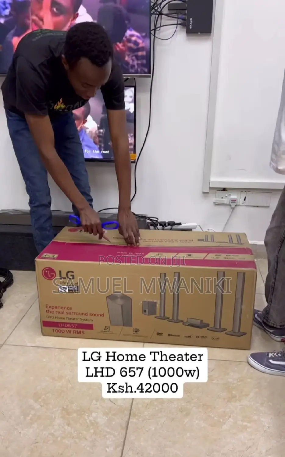 Lg Lhd657 5.1ch 1000w DVD Home Theater System With Bluetooth