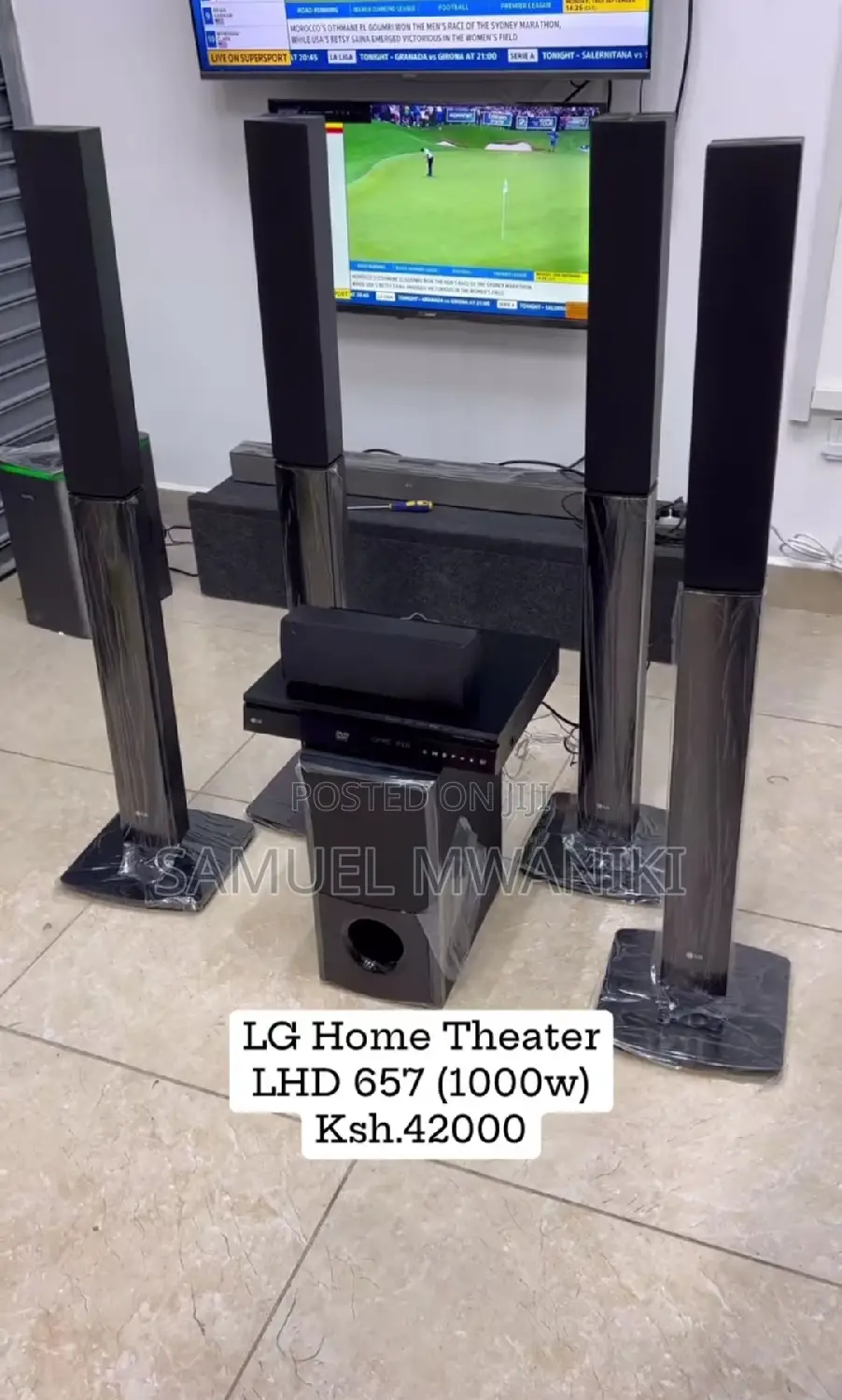 Lg Lhd657 5.1ch 1000w DVD Home Theater System With Bluetooth
