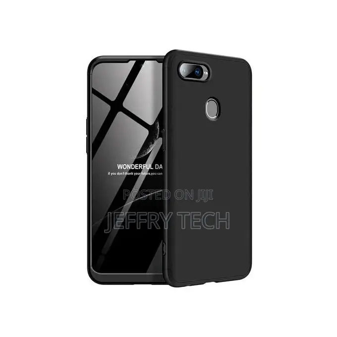 Case for Oppo A12 Case (Black Cover)