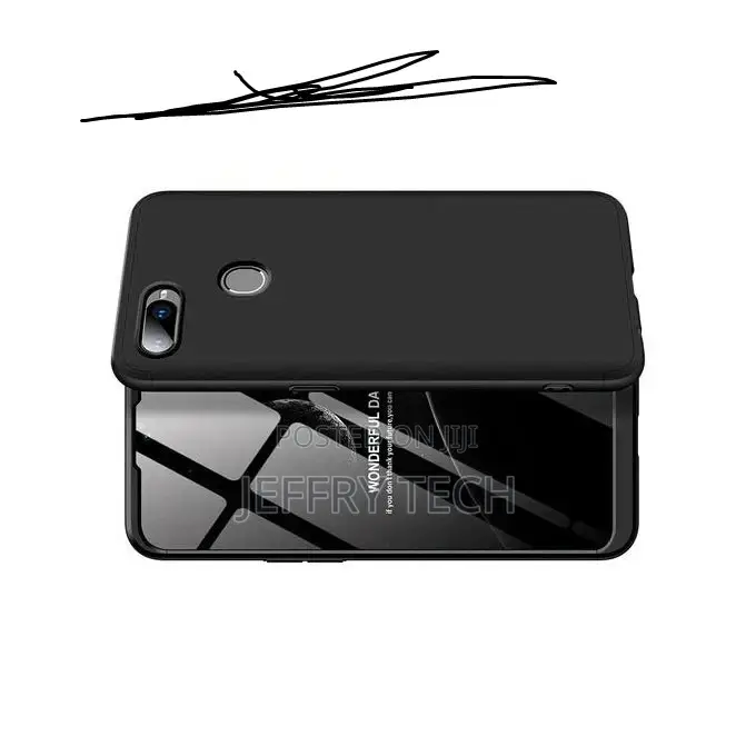 Case for Oppo A12 Case (Black Cover)