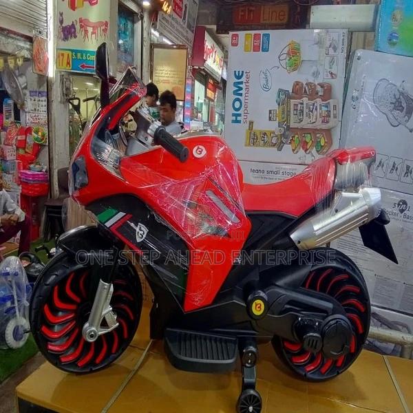 Red New Kids Motorbike With Accelerator