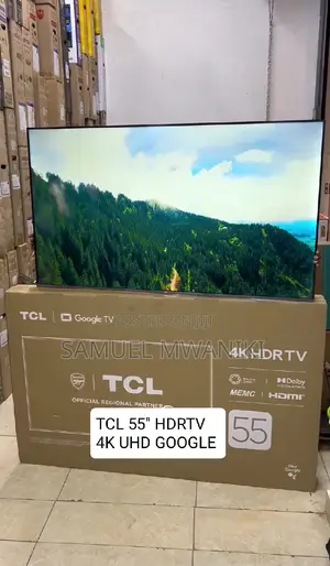 TCL 55” Smart Uhd Frameless Google Tv New 2024 Model