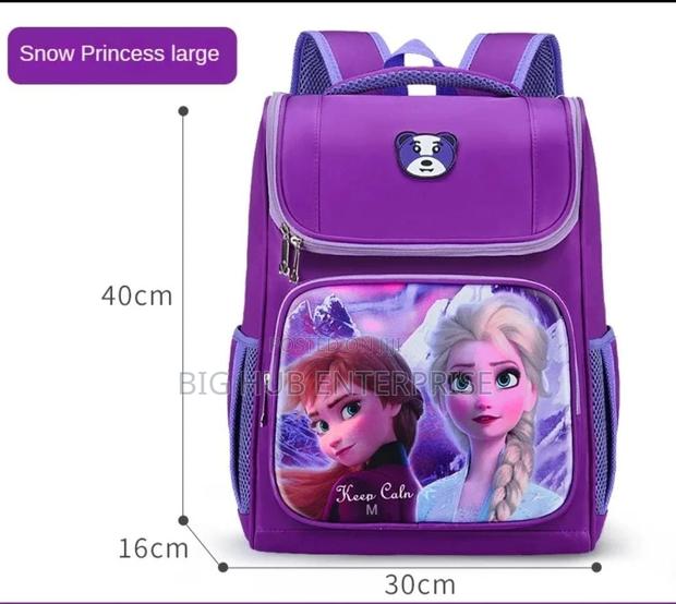 Big Size Cartoon Themed School Backpack - thumbnail 2