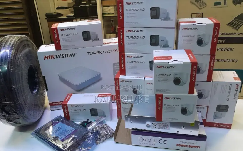 16 Cameras 16 Channels Hikvsion CCTV Full KIT 1080P