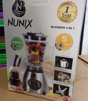 Nunix 2 In1ak500 Blender With Glass Jar - main view