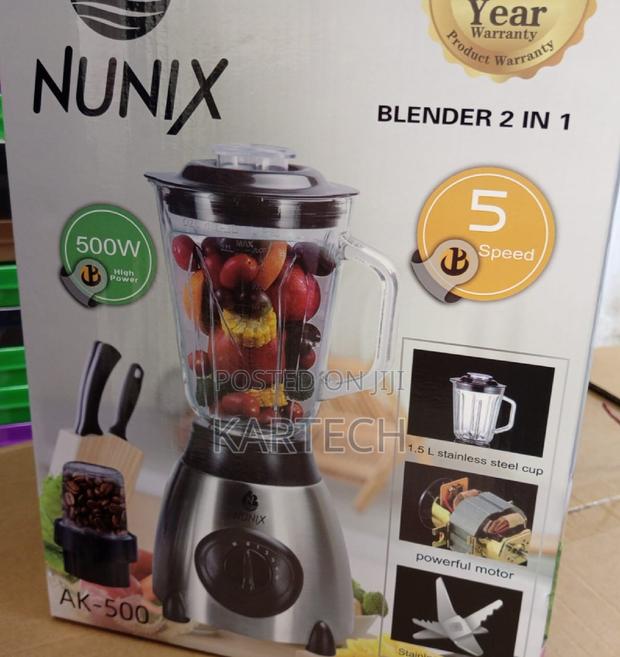Nunix 2 in 1 AK500 Blender 500W