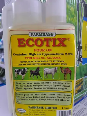 Ecotix Pour on Acaricides for All Cattles 1litre