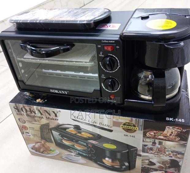 3 in 1 Sokany Fry, Bake and Cook Breakfast Maker