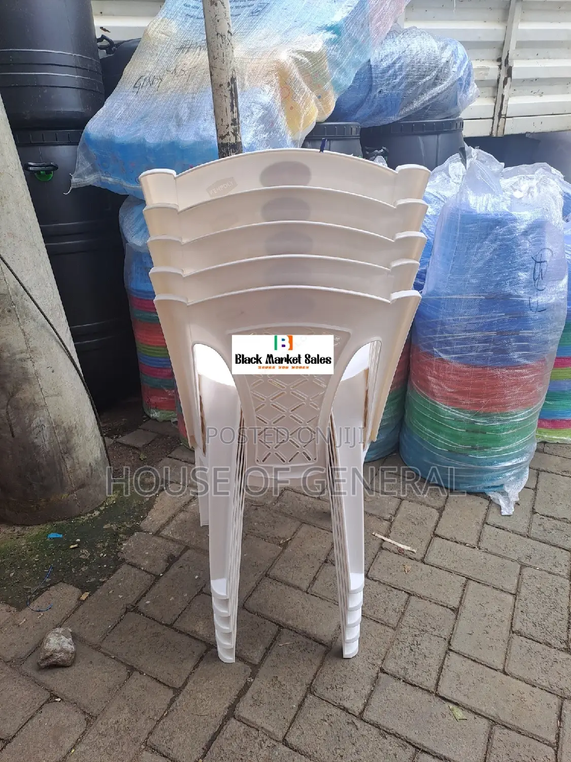 Armless Kenpoly Plastic Chair