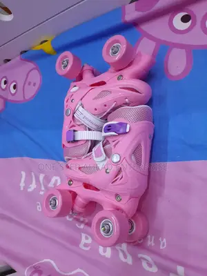 Outdoor Girls Pink Quad Skates