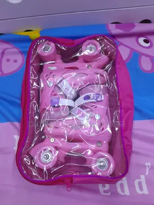 Kids Quad Skates, Beginners Adjustable Roller Skates