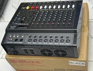 Max PMX 808DU Professional Powered Mixer 8 Channel With BT
