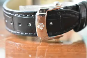Patek Philippe Nautilus Annual Calendar Black Leather Straps