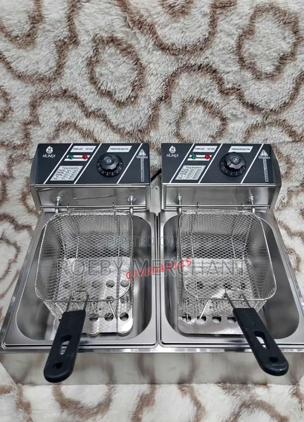 Affordable Double Deep Fryer - main view