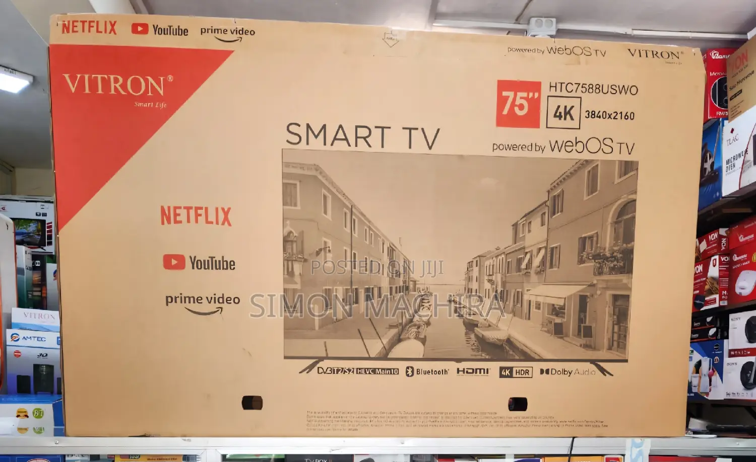 Vitron 75 Inch Smart TV Webos