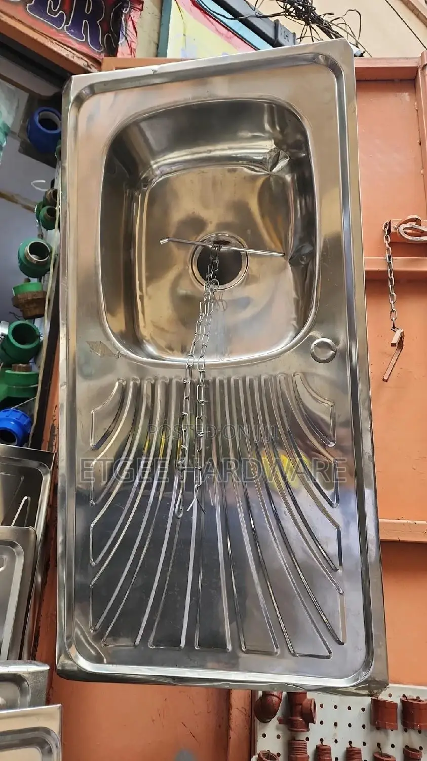 Kitchen Sink Single Bowl Single Drain Light