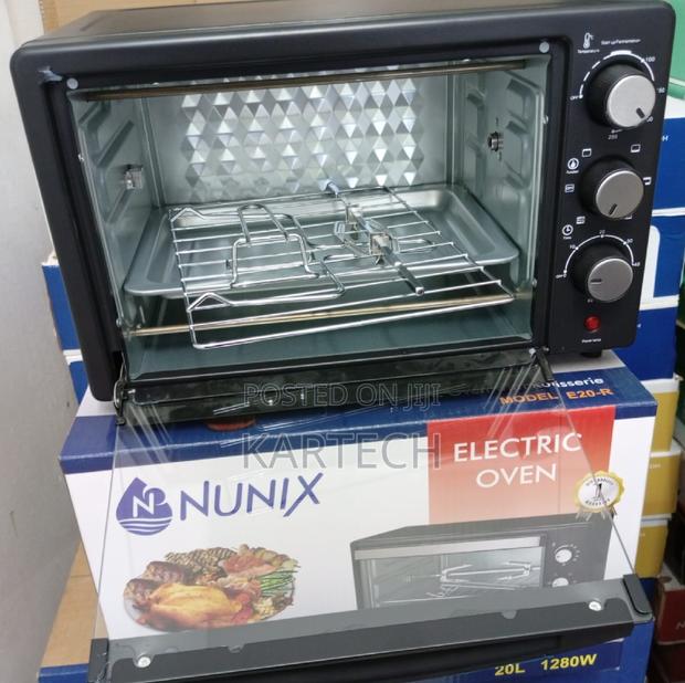Nunix Electric Oven With Grill and Rotisserie 20 Litres