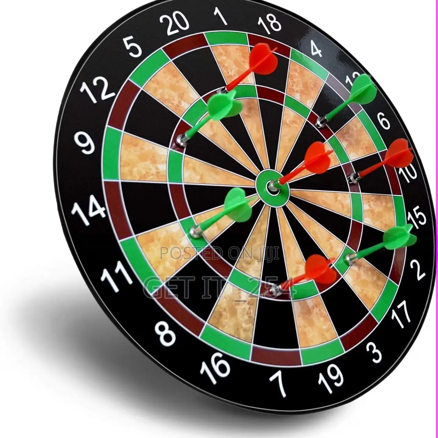 *Magnetic Wall Mounted Dart Board Set, Dart Board and 4 Magn
