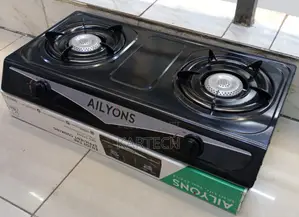 AILYONS GS013-2 Gas Cooker Stainless Steel 2 Burner
