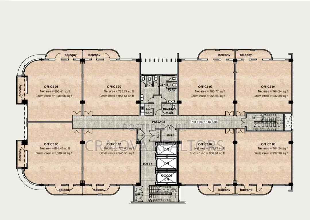 Ultramodern Premier Executive Office Block