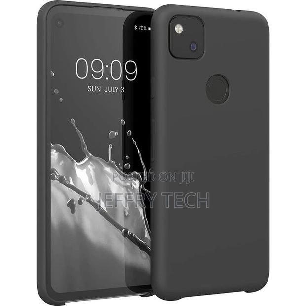 Google Pixel 4A Black Silicone Shockproof Phone Case, Ultra - thumbnail 3