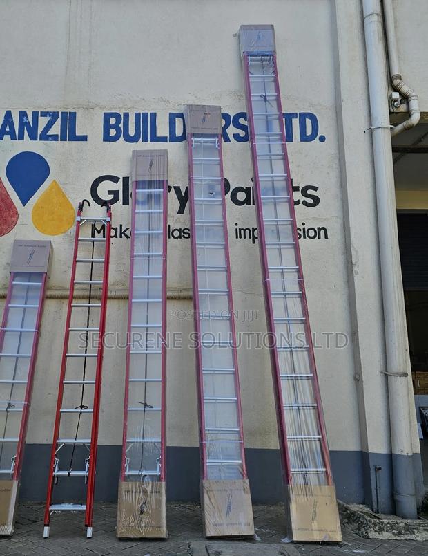 Fiberglass Double/Twin Section Sliding/Extension Ladders