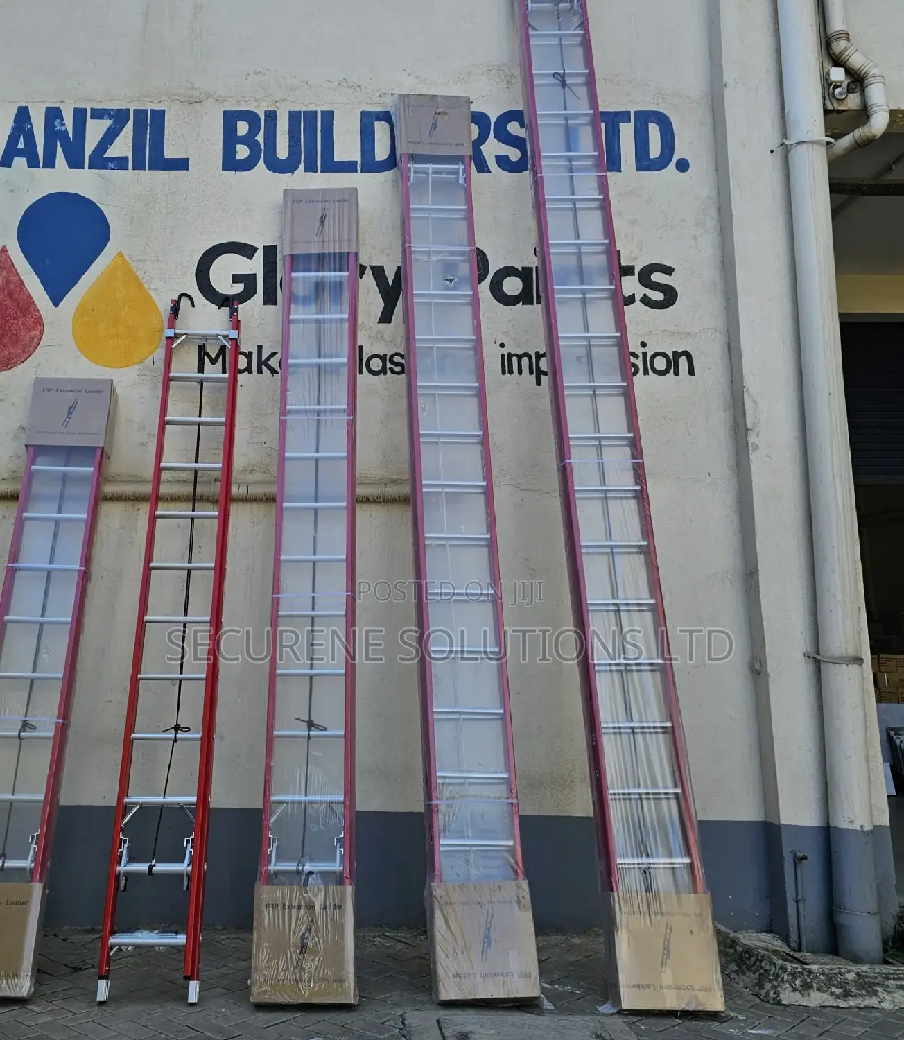 Fiberglass Double/Twin Section Sliding/Extension Ladders