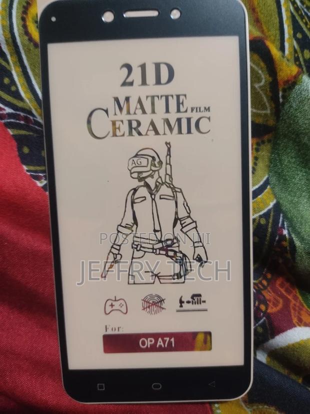 Oppo A71 Matte Ceramic Sheet Protector for Gaming , Pack Of - main view