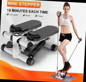 Mini Stepper With Resistance Bands