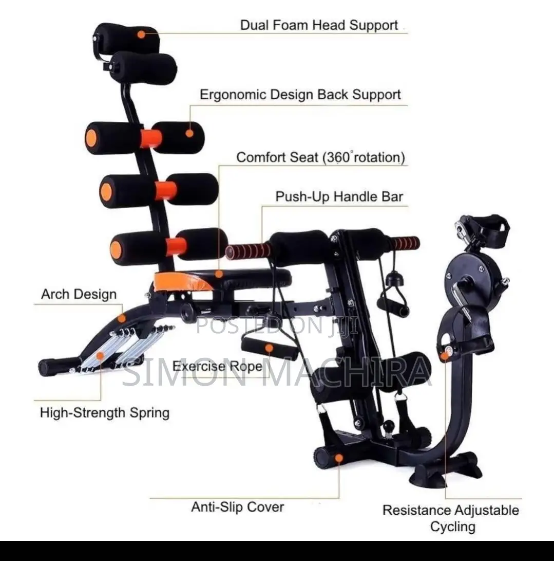 Wonder Core Seven Pack Machine With Pedals