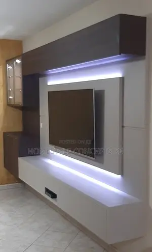 TV Cabinet Wall Niches Design