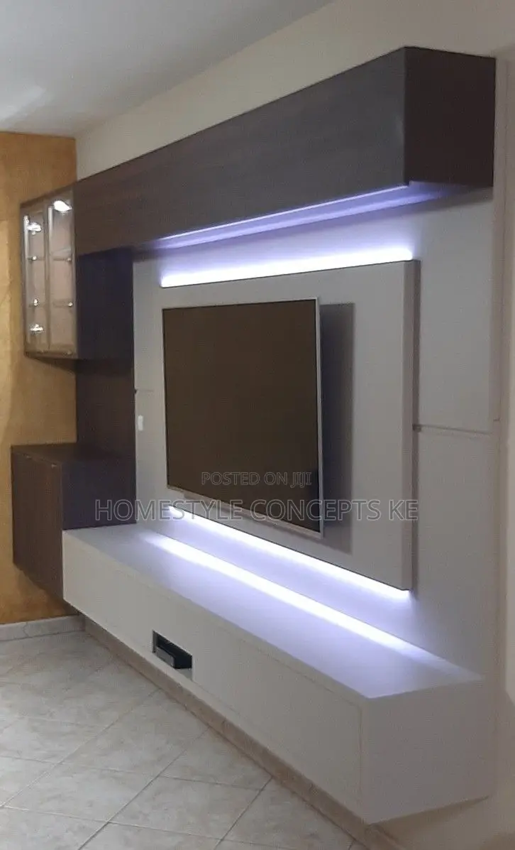 TV Cabinet Wall Niches Design