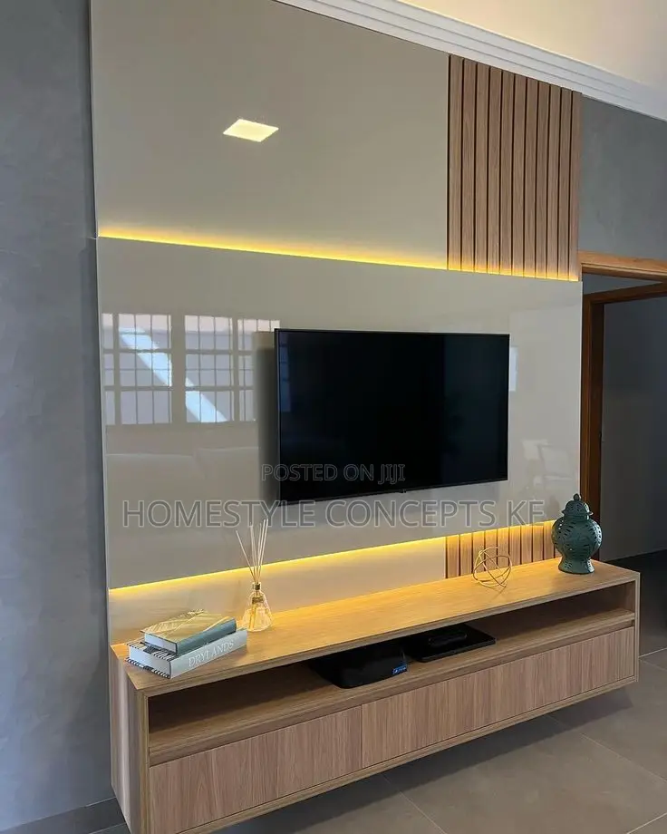 TV Cabinet Wall Niches Design