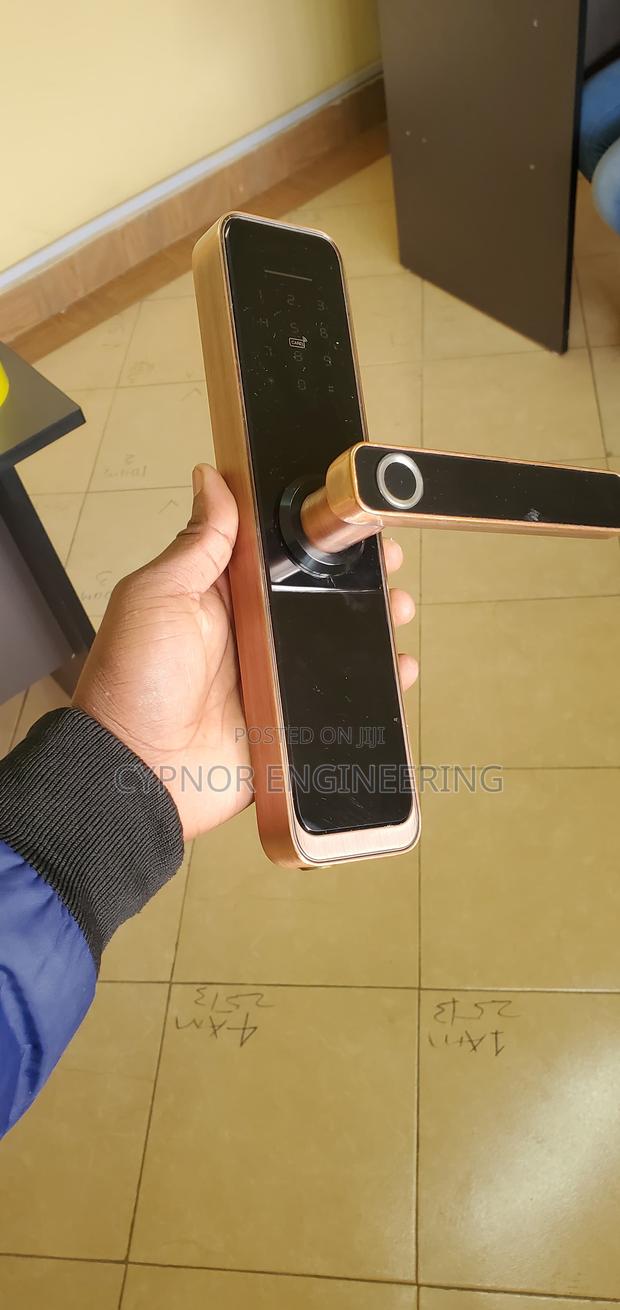 Biometric Brilliance Wifi Door Lock With Passcode Capability - main view