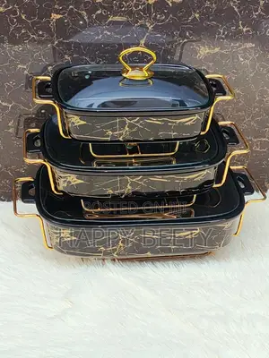 Ceramic Cheffing/Serving Dishes (3pcs Set)