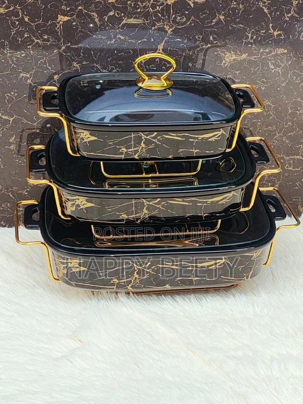 Ceramic Cheffing/Serving Dishes (3pcs Set)