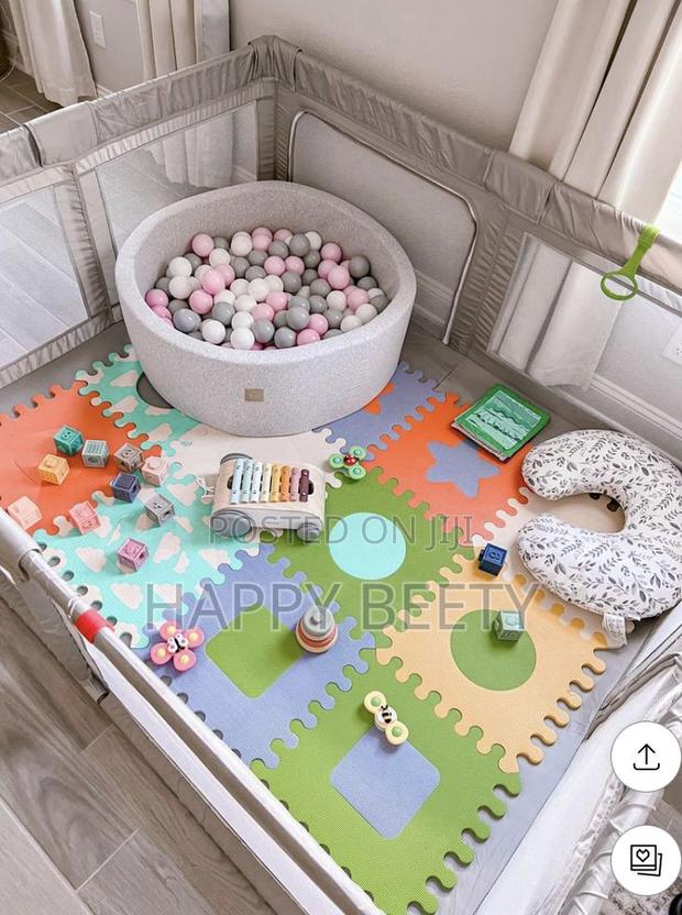 Plush Foam Interlocking Floor Mats(10pcs) - thumbnail 2