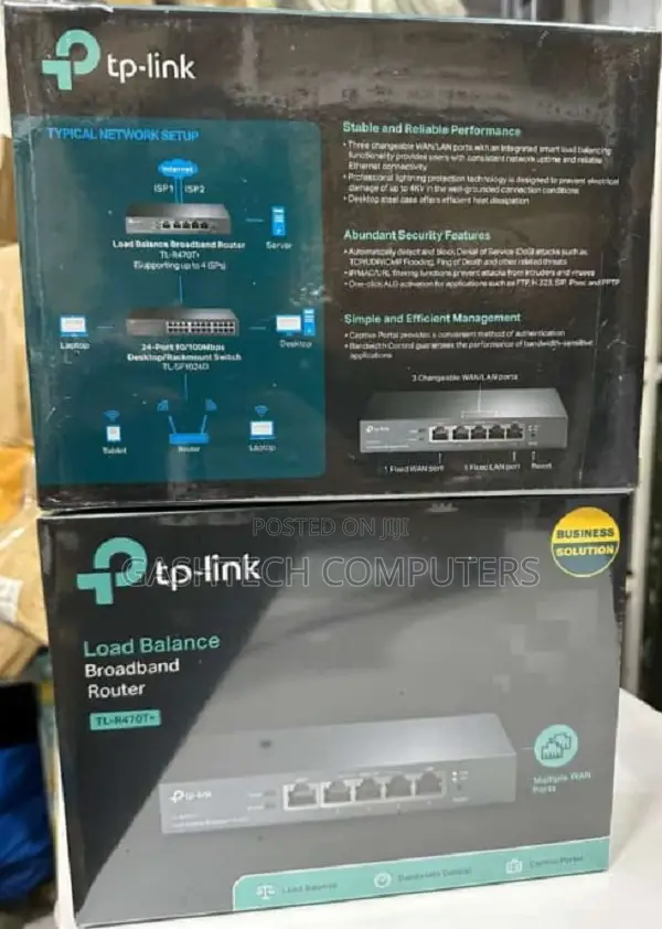 Tp Link Load Balance Broadband Router TL-R470T+