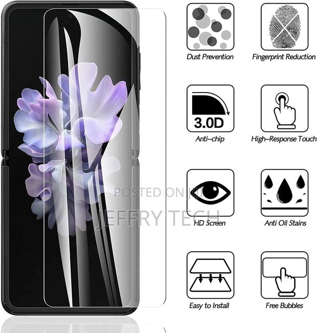 Hydrogel Screen Protector Guard, Samsung Z Flip 4 (Front An - thumbnail 3