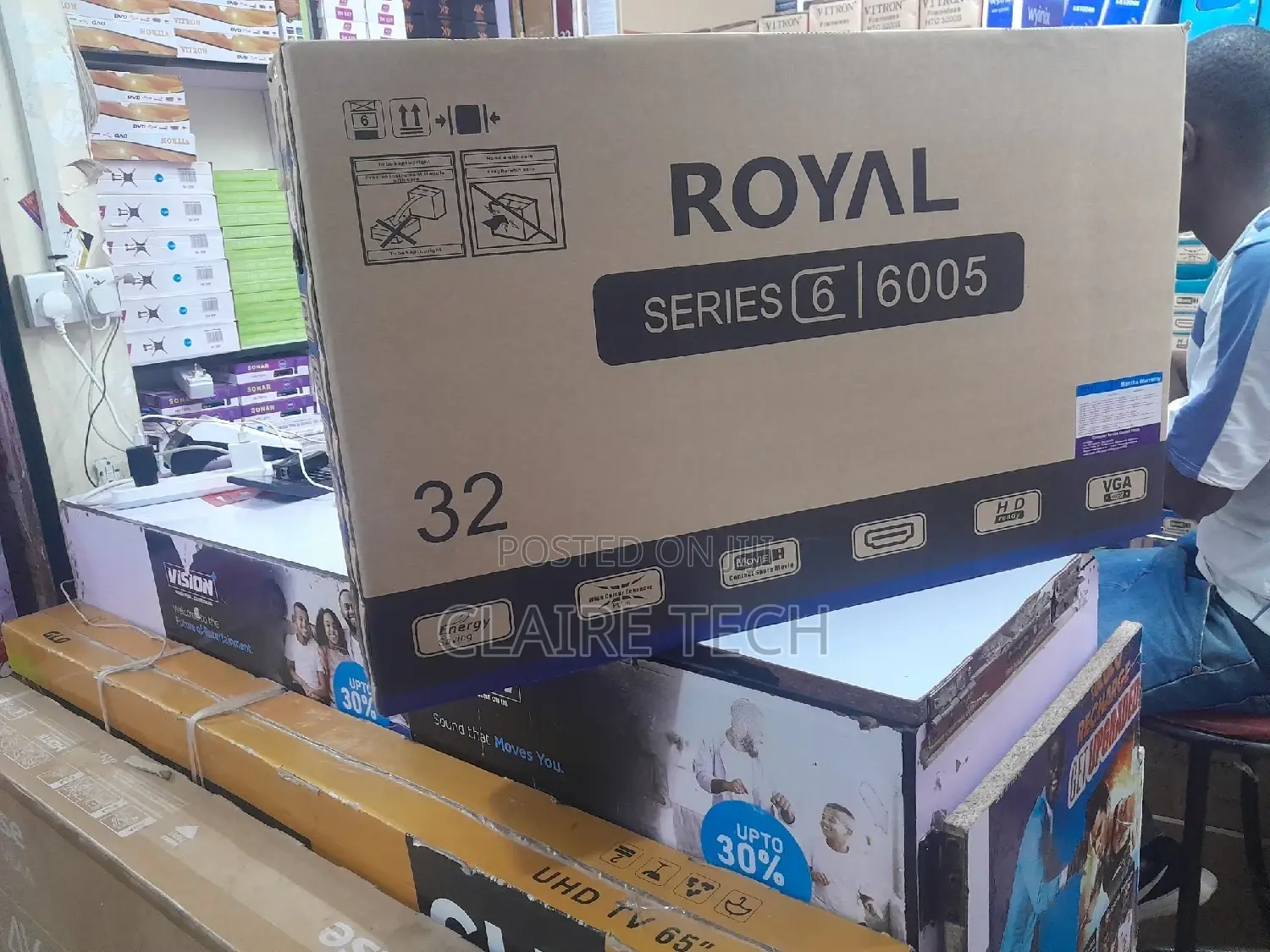 Royal 32 Inch Digital TV With Inbuilt Decorder