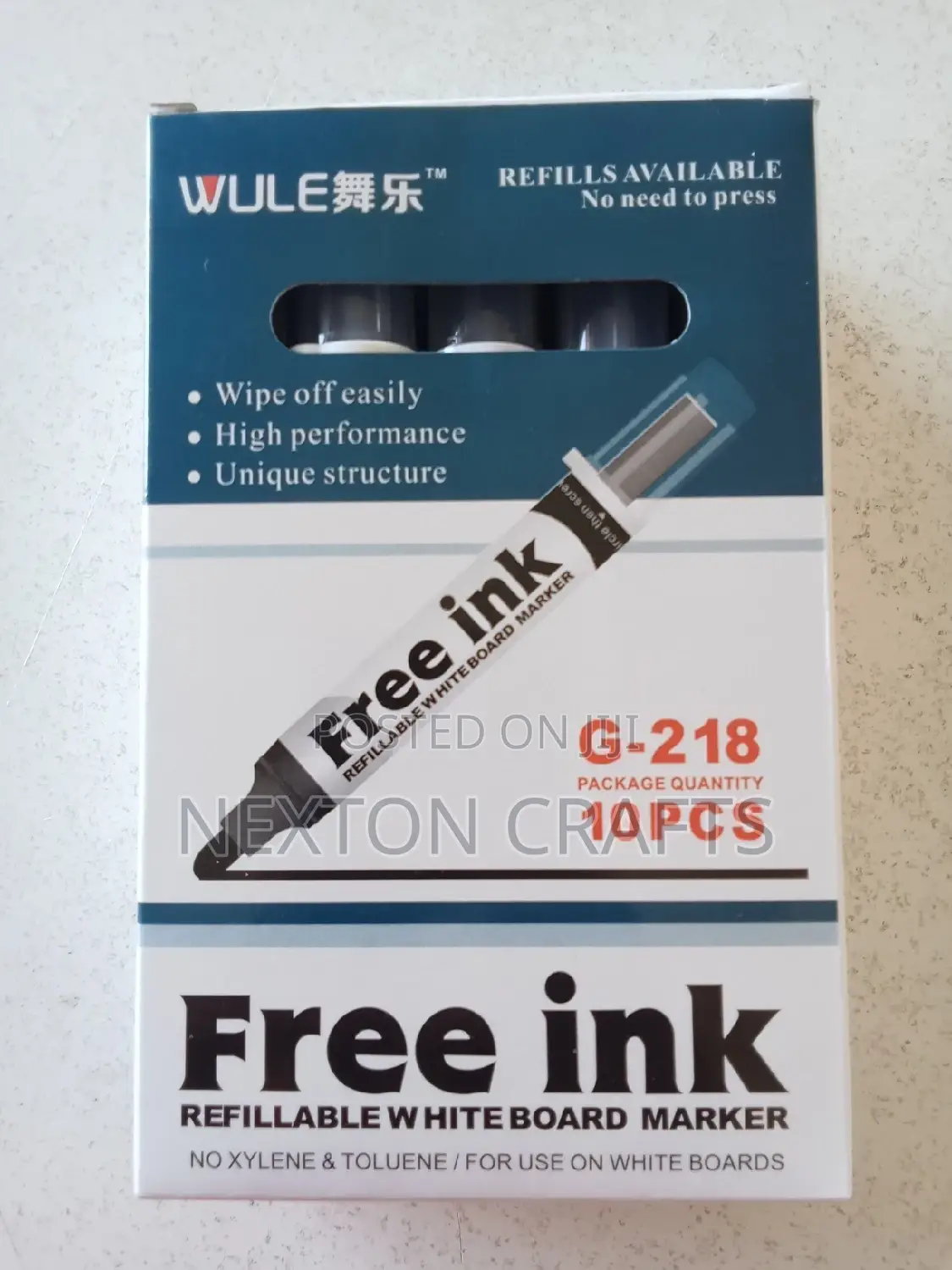 Free Ink White Board Marker Pens