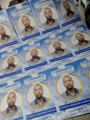Funeral Program Printing A3 Size