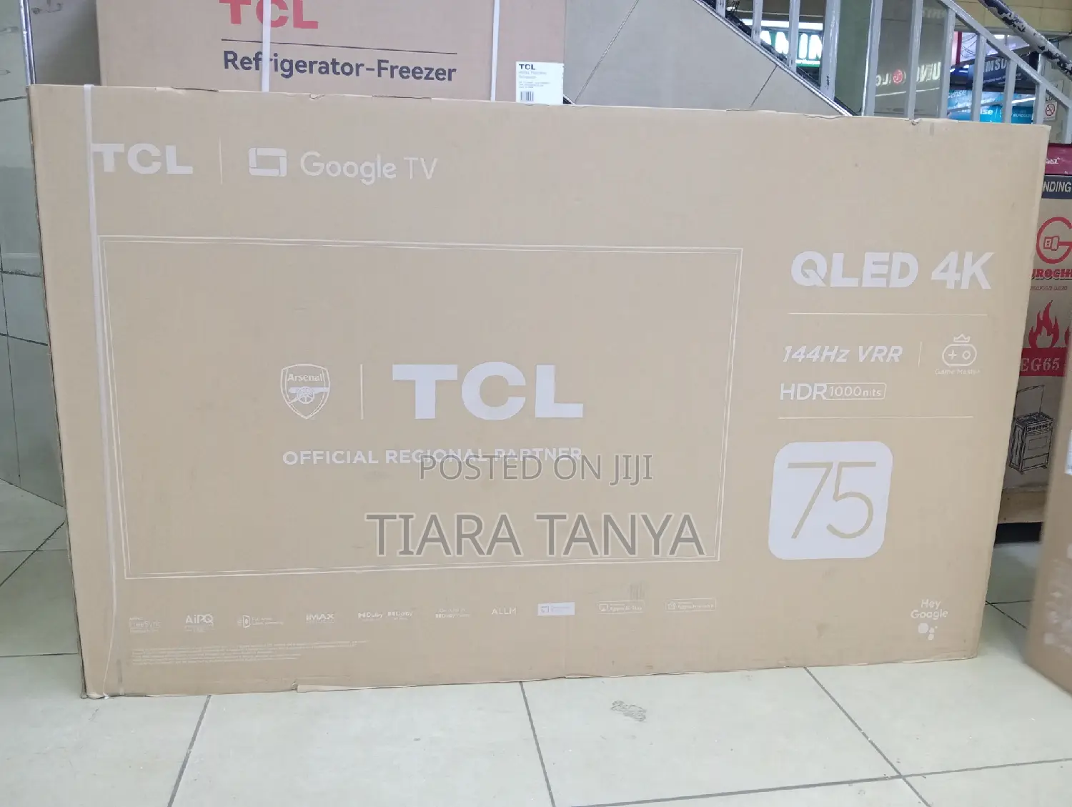 TCL 75 Inch Smart UHD QLED Google Tv