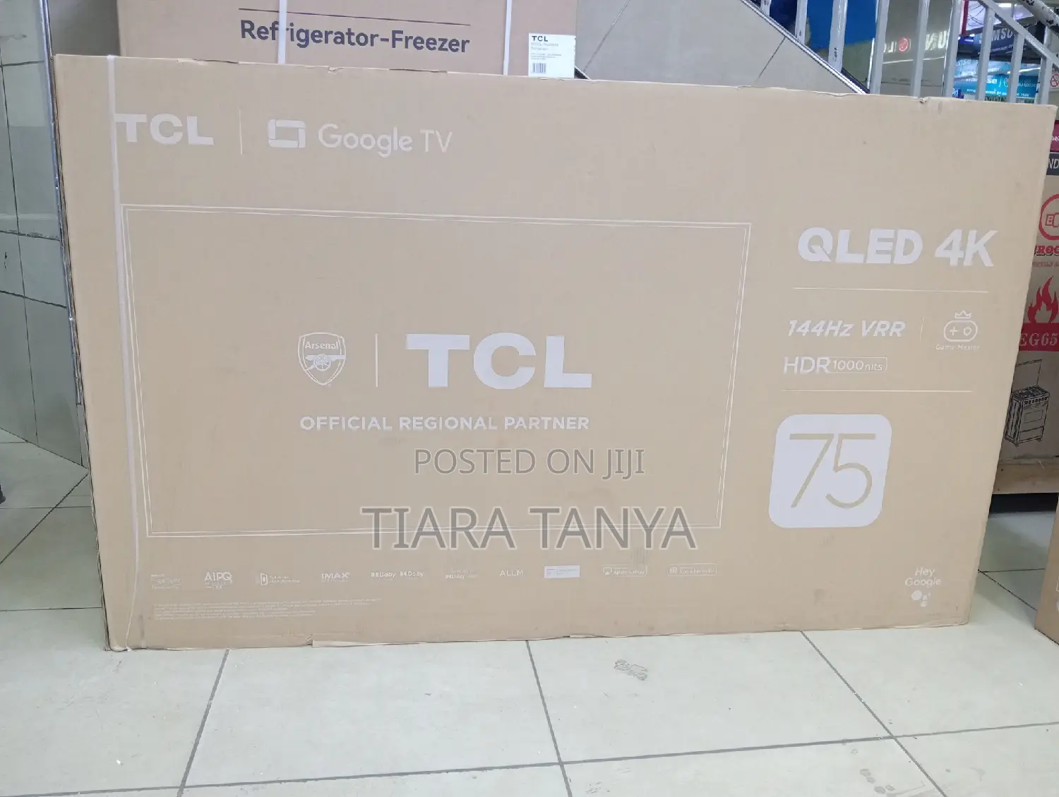 TCL 75 Inch Smart UHD QLED Google Tv
