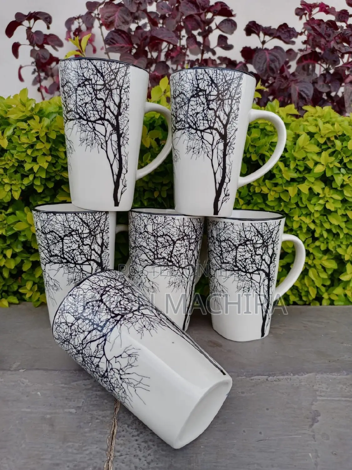 Set of 6 Tree Mugs